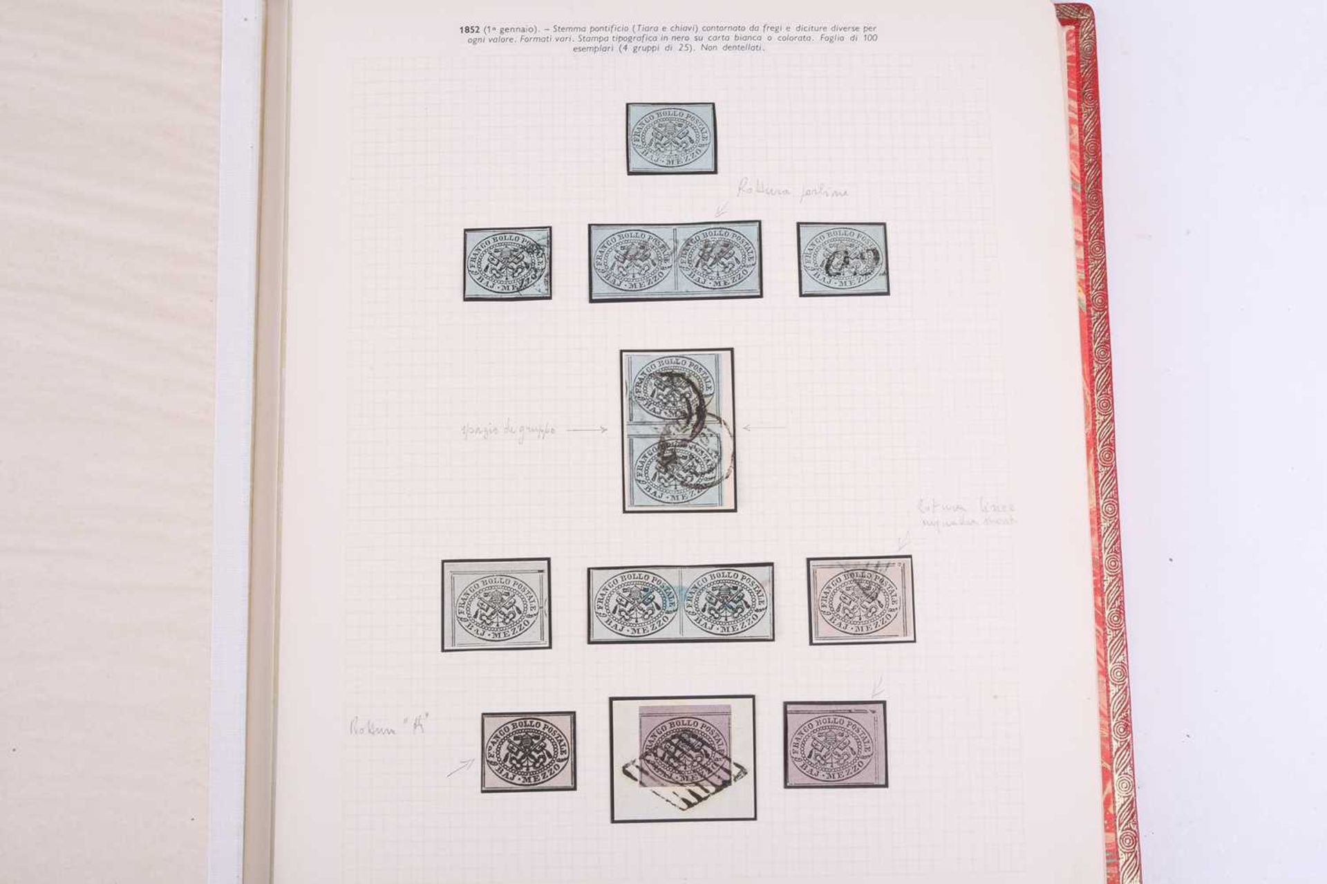 Philately; Italian States, 19th century, a good presentation album to include postal history - Image 8 of 53