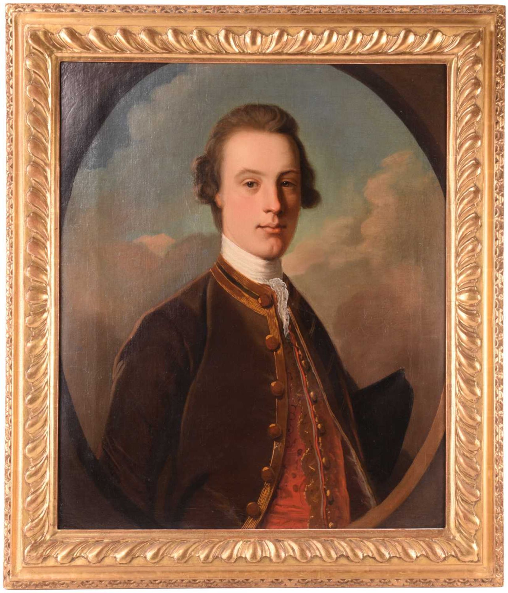 Follower of Allan Ramsay (1713-1784), portrait of a gentleman, oil on canvas, the sitter named verso - Image 2 of 9