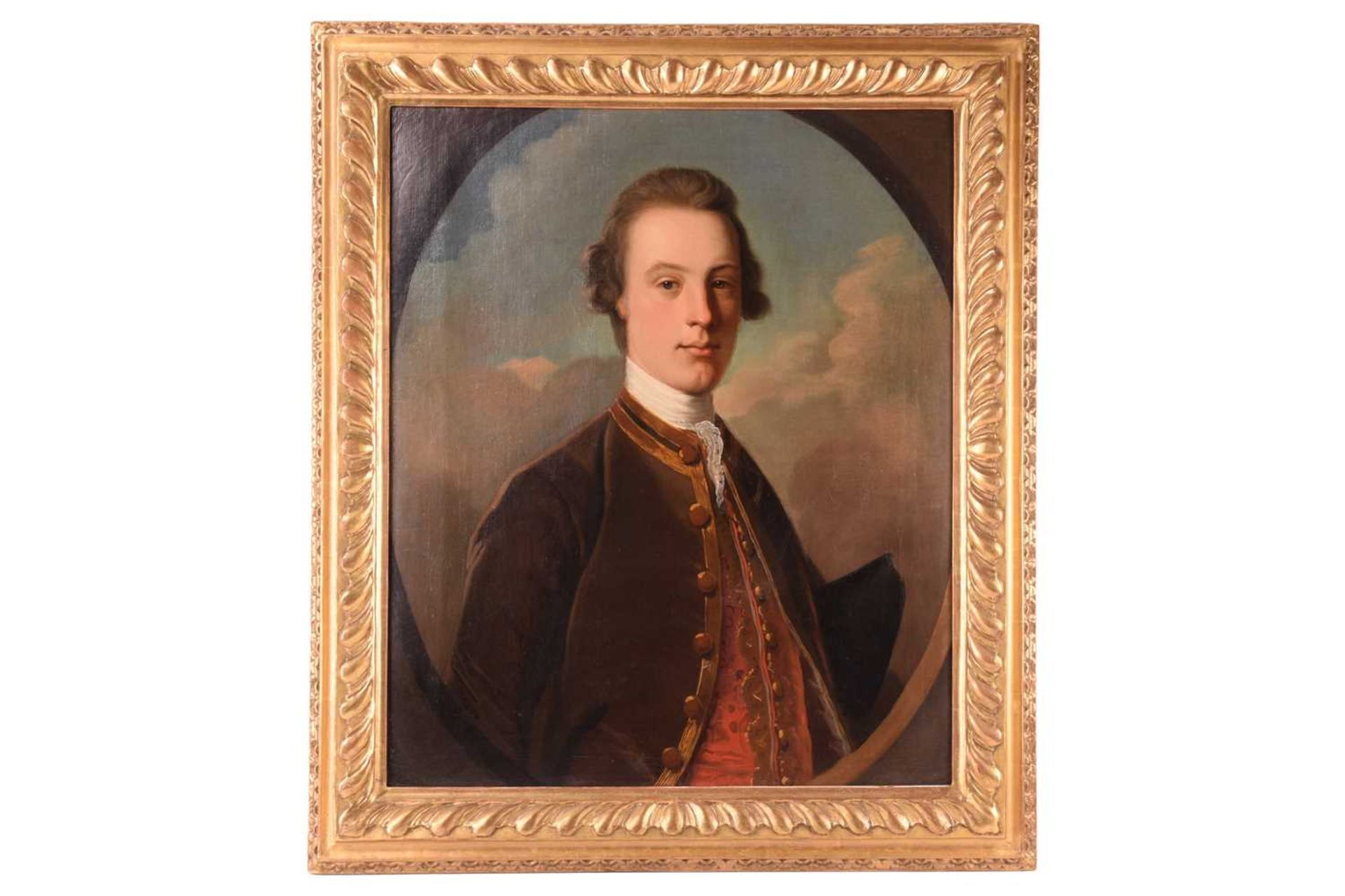 Follower of Allan Ramsay (1713-1784), portrait of a gentleman, oil on canvas, the sitter named verso