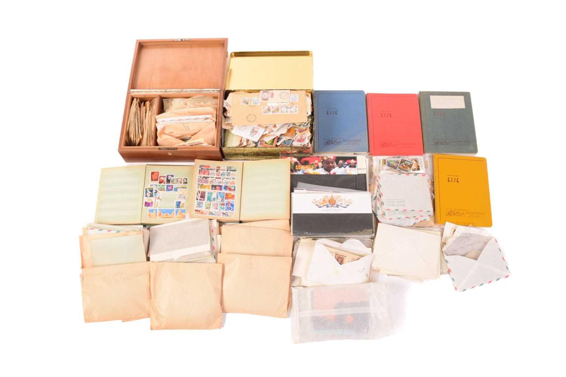 Philately; a large collection of stamps, 19th and 20th century, Great Britain and all world,