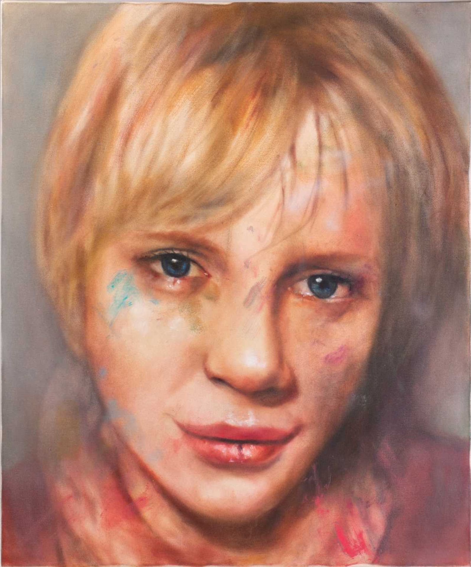 Johan Andersson (b.1986) Swedish, "Michelle", signed and dated 2011 verso, oil on canvas, - Image 2 of 15