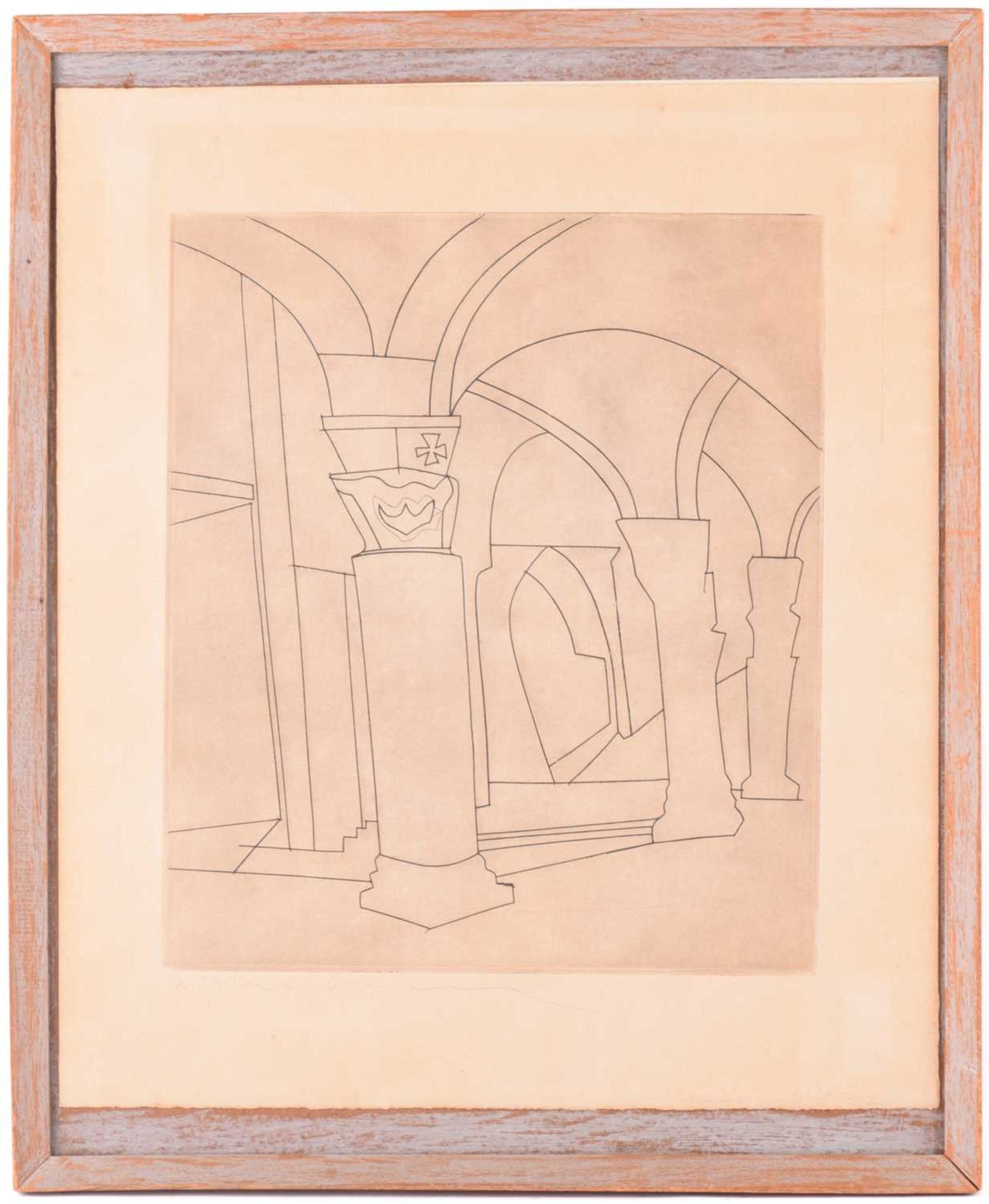 Ben Nicholson (1894 - 1982), Aquileia, signed and dated 65 in pencil, titled and inscribed - Image 2 of 7