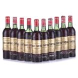 Ten bottles of Chateau Brane Cantenac 2eme Cru Classe Margaux, 1966Qty: 10Private cellar in