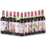 Twelve bottles Chateau Puy Ducasse 5eme Cru Classe Pauillac, 1978Priavte cellar in BucksDamaged