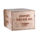 Case of Hoopers Vintage Port, 1985, opened OWCCollector in Essex