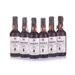 Six half bottles of Sandeman Vintage 1958 Port, bottled in 1960Qty: 6Private cellar in Bucks