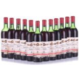 Twelve bottles of Chateau Croizet Bages 5eme Cru Classe Pauillac, 1970Private cellar in BucksMid