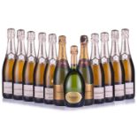 Nine bottles of Louis Roederer Brut Premier Champagne, together with two bottles of 1990