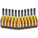 Eleven bottles of 1989 Charles Desfours Champagne, Cuvee Marie-Pierre, in carton