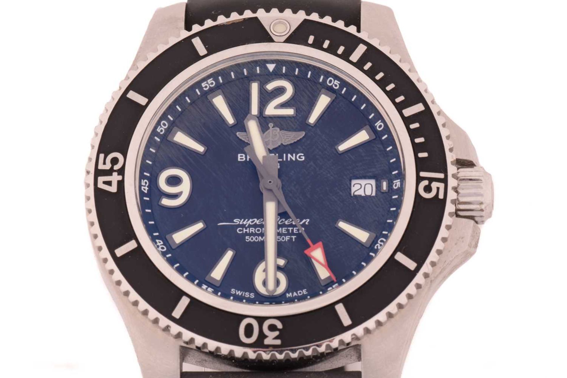 A Breitling Superocean chronometer, featuring a Swiss-made automatic movement in a steel case - Image 2 of 10