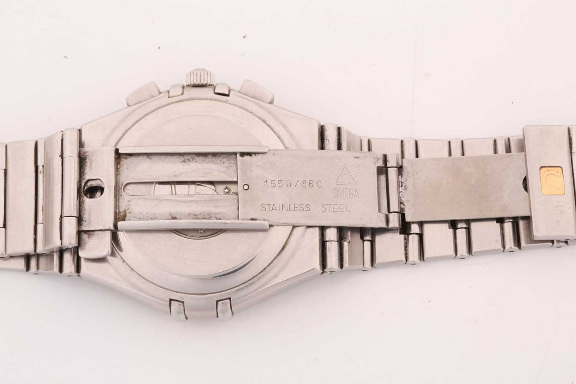 An Omega Constellation chronograph watch, featuring a Swiss-made quartz movement calibre: 1270 in - Image 8 of 8