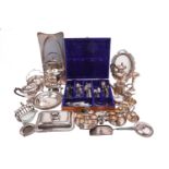 A large collection of Mappin & Webb 'Princess Plate' silver plated ware, to include a spirit