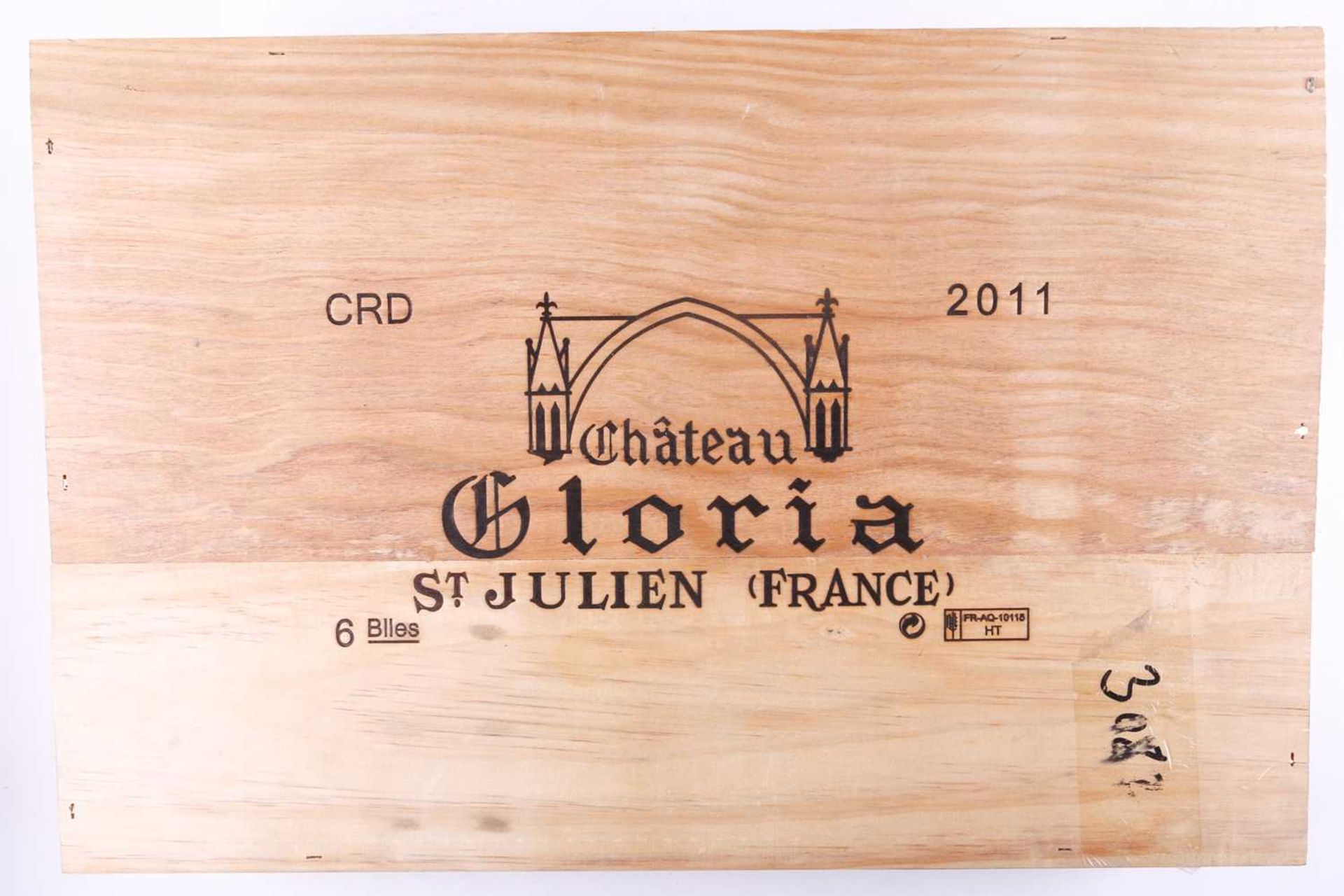 Six bottles of Chateau Gloria St Julien Bordeaux, 2011, OWCPrivate collector in London Unopened - Image 3 of 21