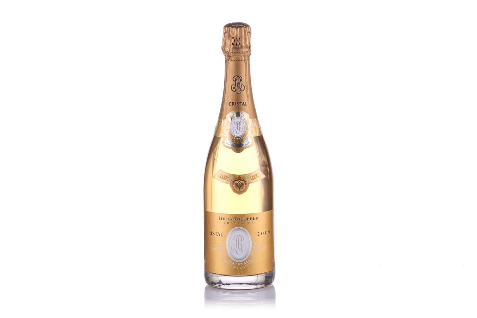 A bottle of Louis Roederer Cristal Champagne, 2009, 750ml, 12%Private collector in LondonGood