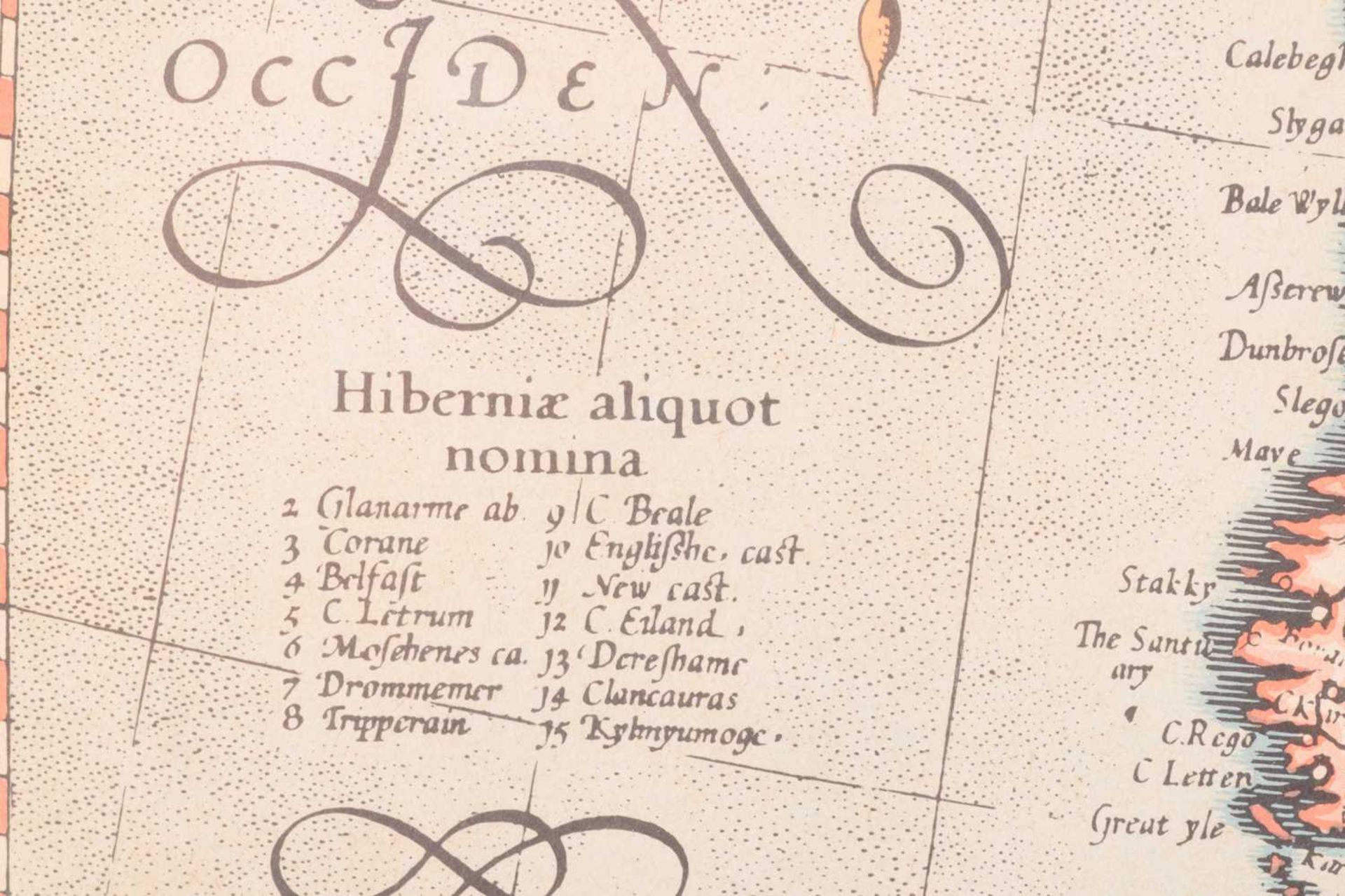 Robert Morden (c.1650-1703) a hand-tinted engraved map of 'Darbyshire', 36 cm x 42 cm, together with - Image 29 of 34