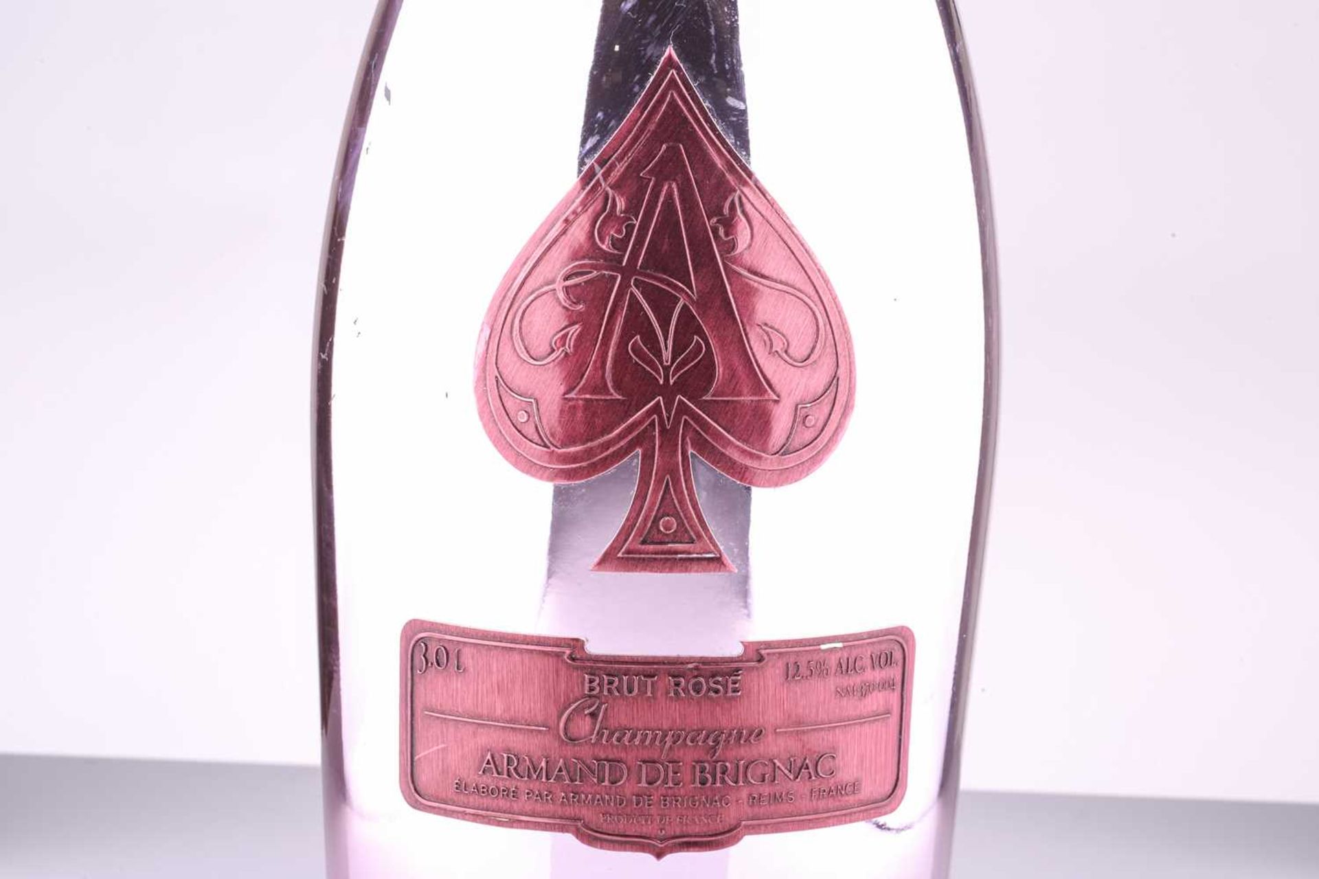 A Jeroboam of Cattier Armand de Brignac Ace of Spades Brut Rose Champagne, 3lt, 12.5%Private - Bild 10 aus 11