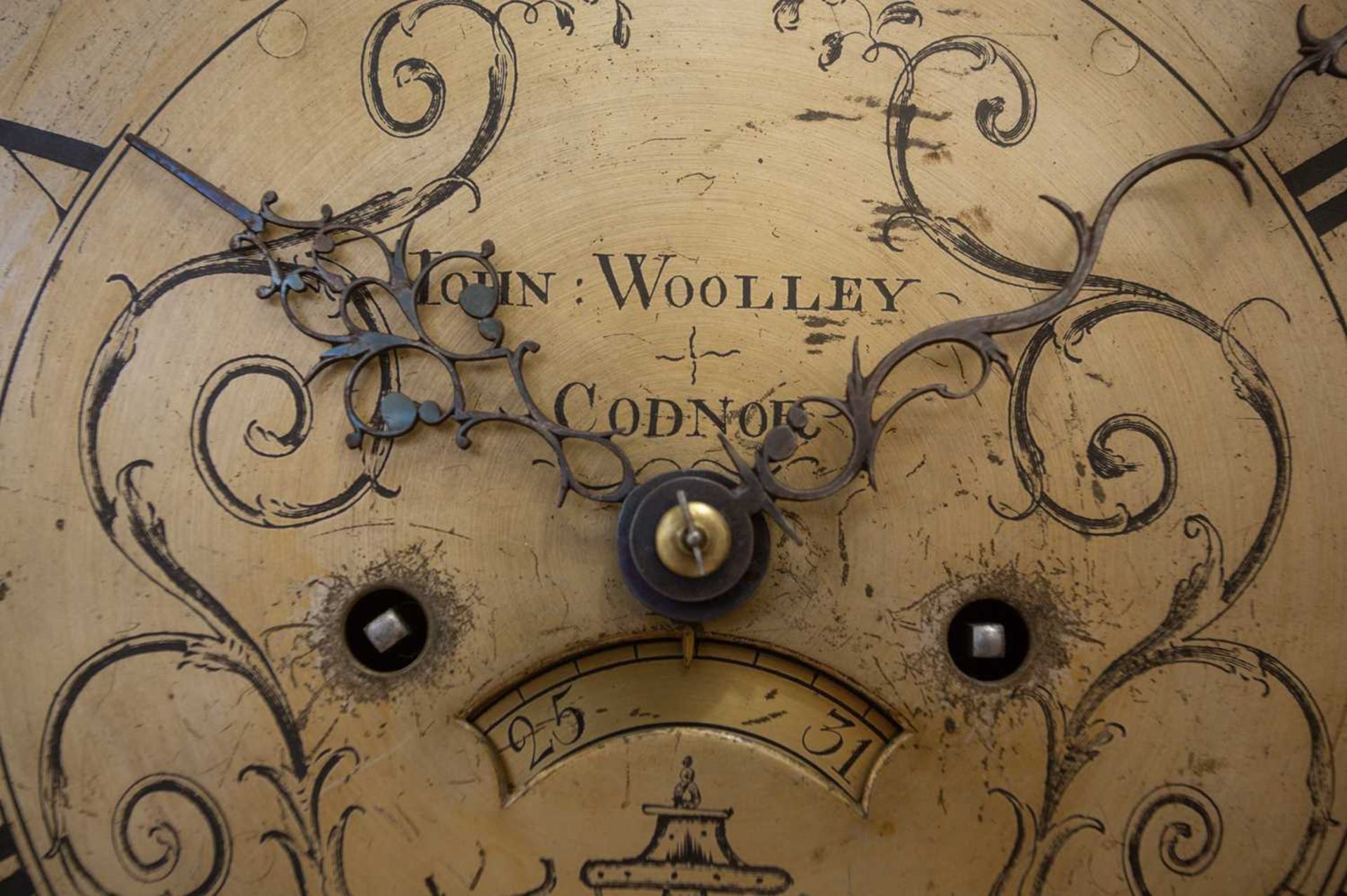 John Woolley Codnor (Derbyshire) a late 18th century 8-day longcase clock, with oak case, fitted - Image 7 of 14