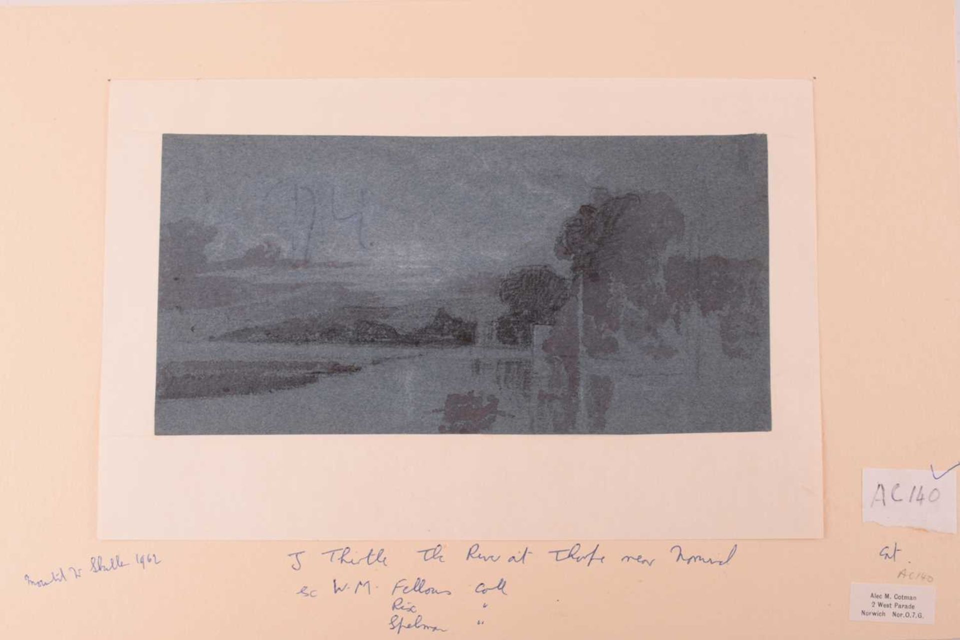 Of Norfolk and wider topographical interest: a folio case containing a good collection of unframed - Image 19 of 42