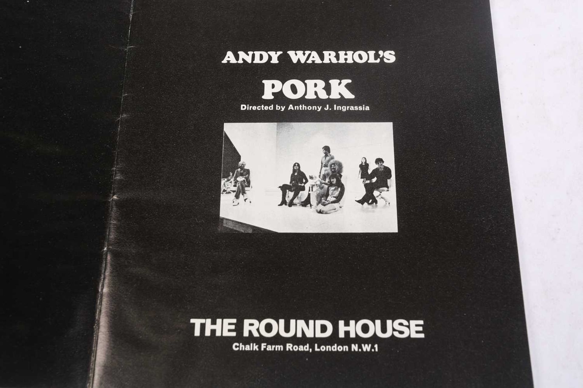 Andy Warhol (1928-1987): an original theatre programme for 'Pork', a 1971 play at the Round House, - Image 7 of 11