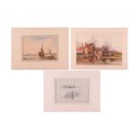 William Howes Hunt of Yarmouth (1806-1879), Norfolk coastal view, watercolour, signed and dated