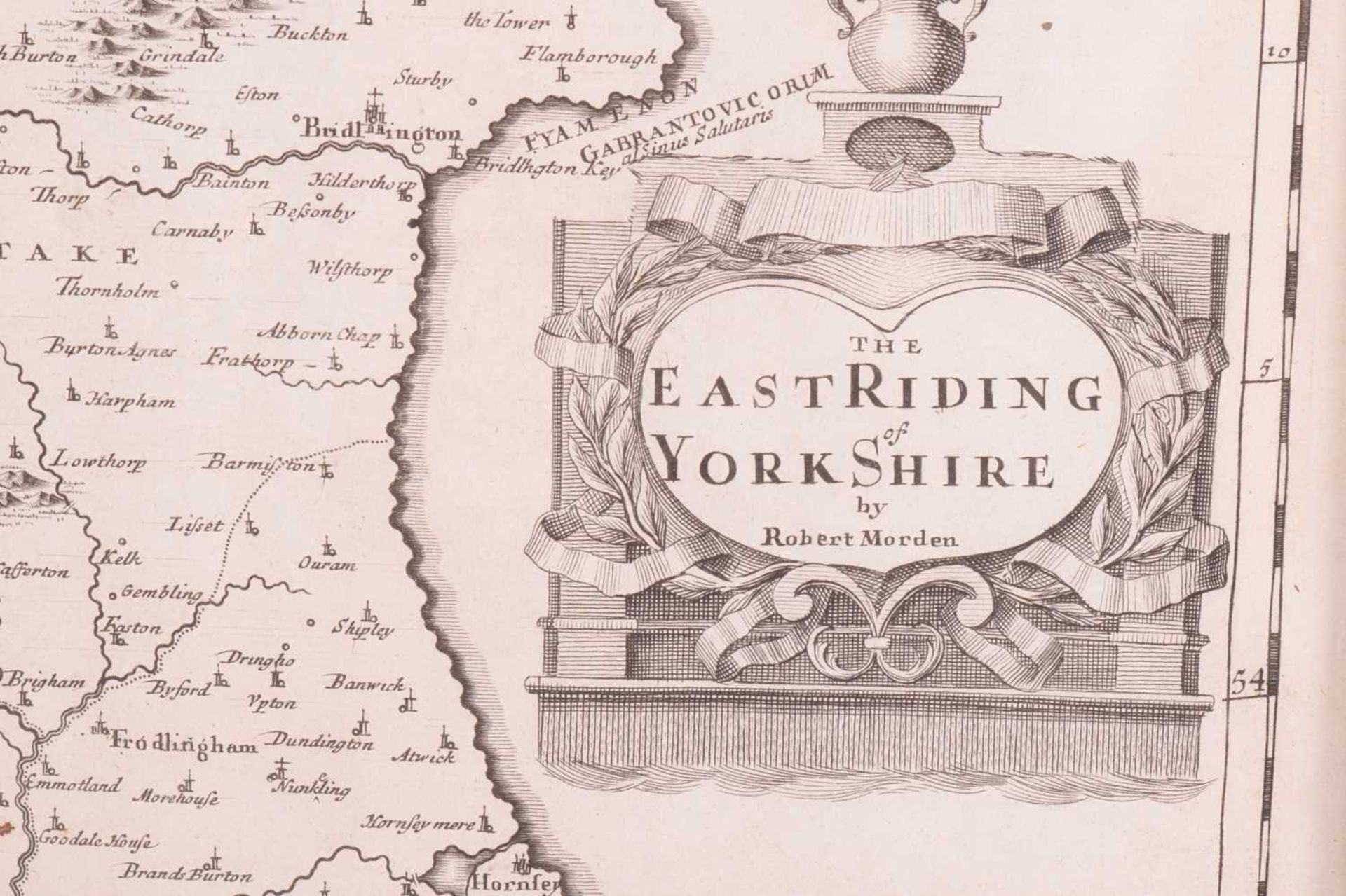 Robert Morden (c.1650-1703) a hand-tinted engraved map of 'Darbyshire', 36 cm x 42 cm, together with - Image 24 of 34