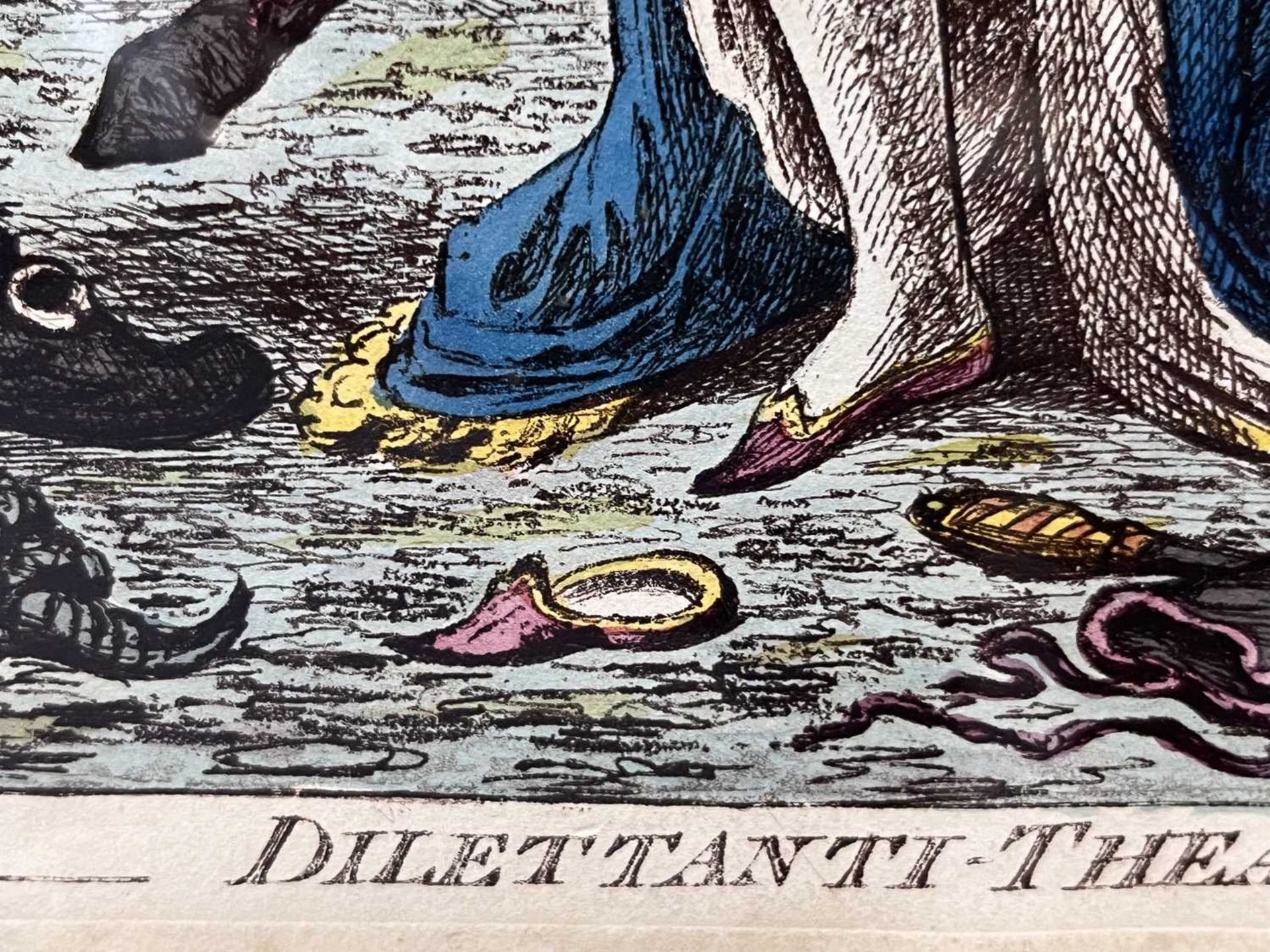 After James Gillray (1756-1815), 'Dilettanti Theatricals - or a Peep at the Green Room - Vide Pic- - Image 20 of 23