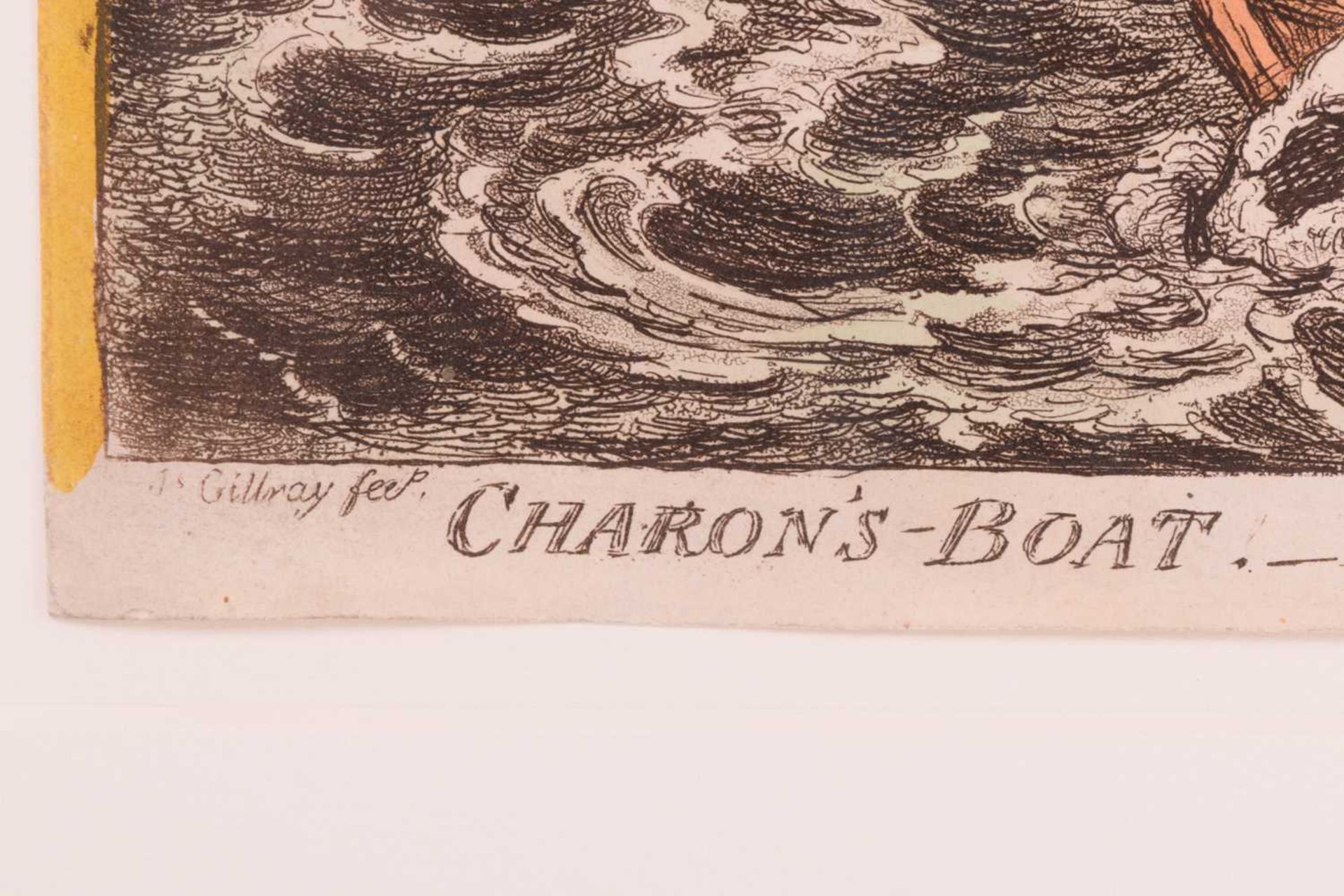 After James Gillray (1756-1815), 'Charon's Boat or the Ghosts of "all the Talents" taking their last - Image 13 of 16