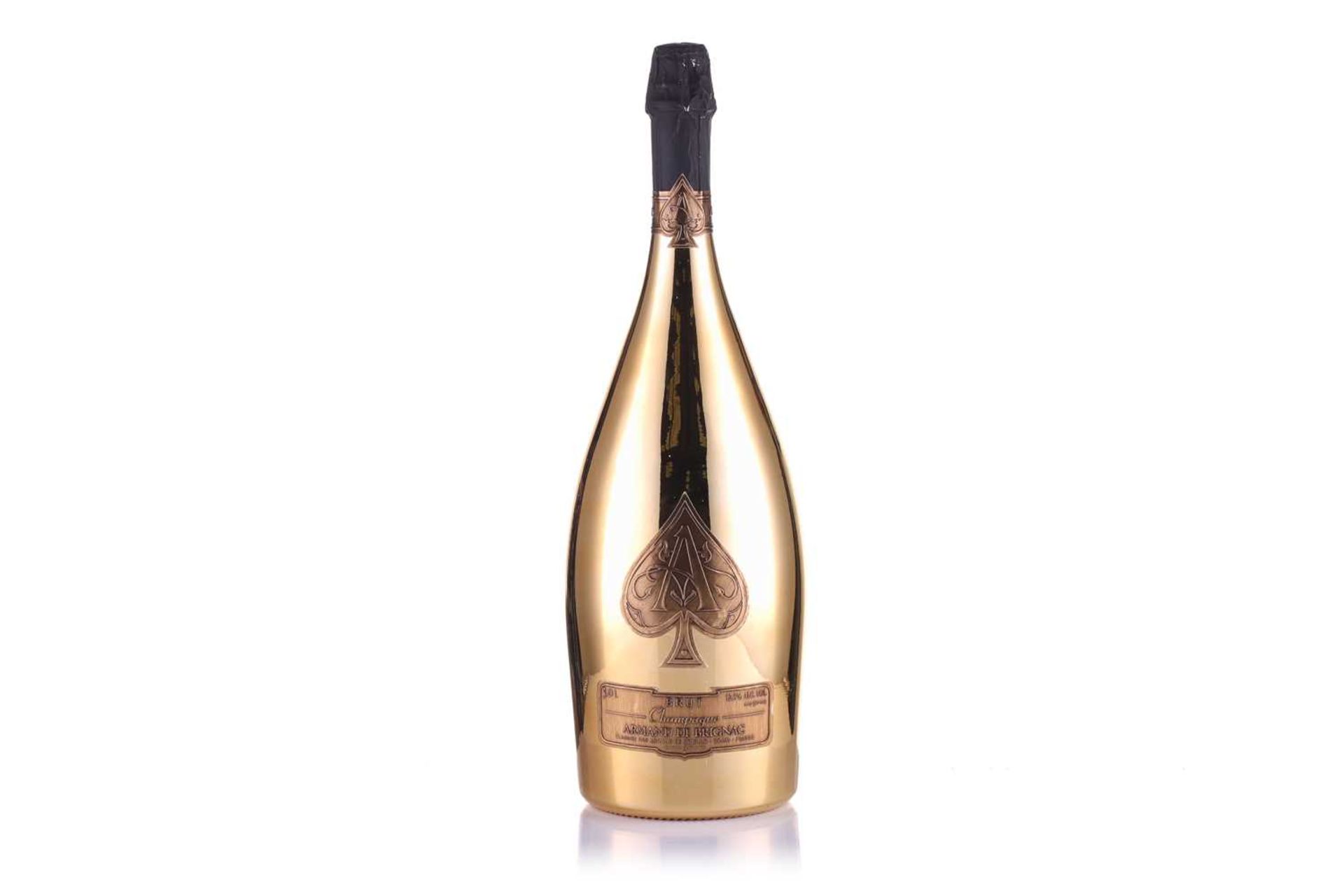 A Jeroboam of Cattier Armand de Brignac Ace of Spades Brut Champagne, 3lt, 12.5%Private collector in