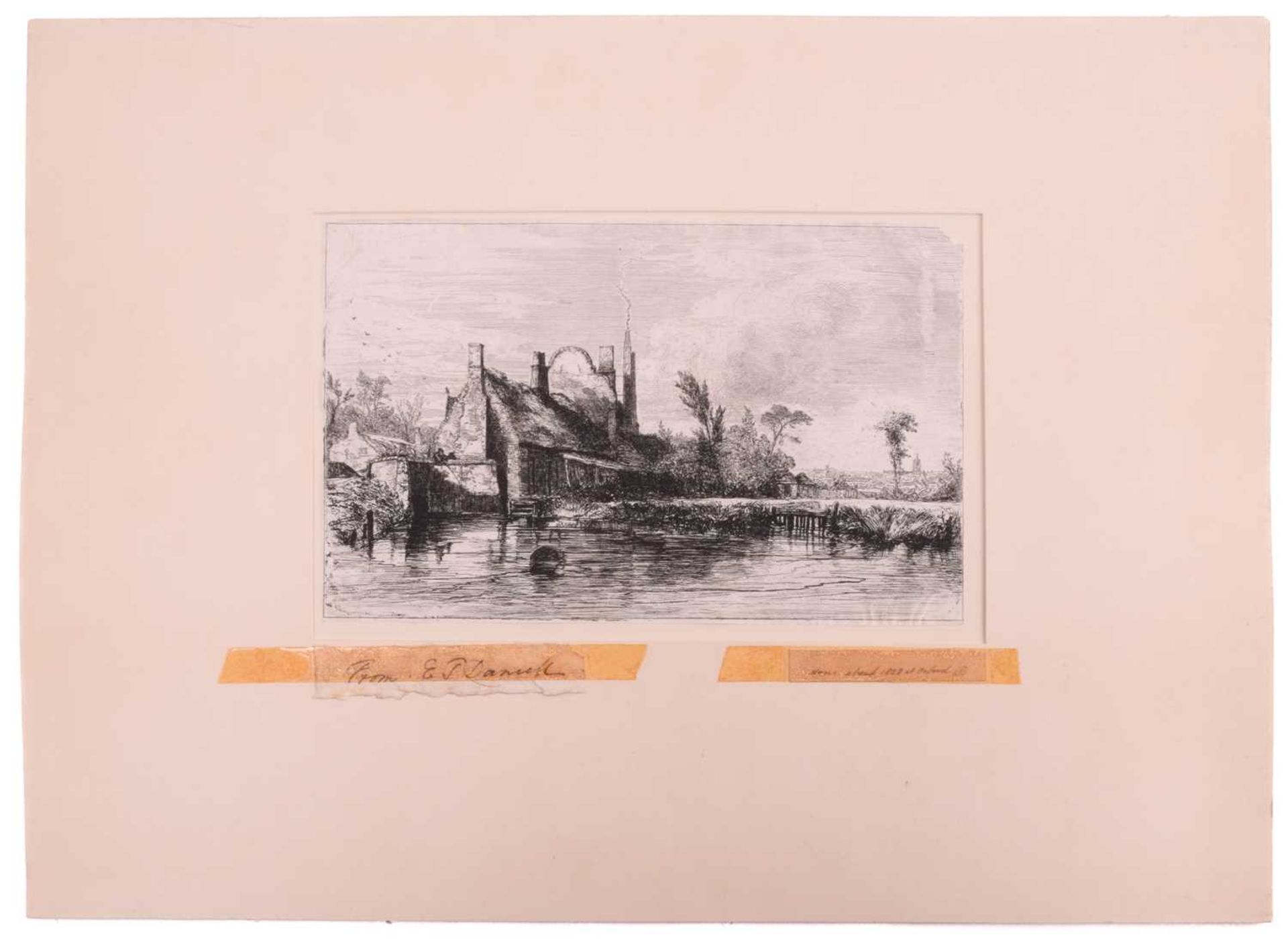 Edward Thomas Daniell (1804-1842), four etchings of Norfolk interest, comprising: 'Near Norwich ( - Image 15 of 24