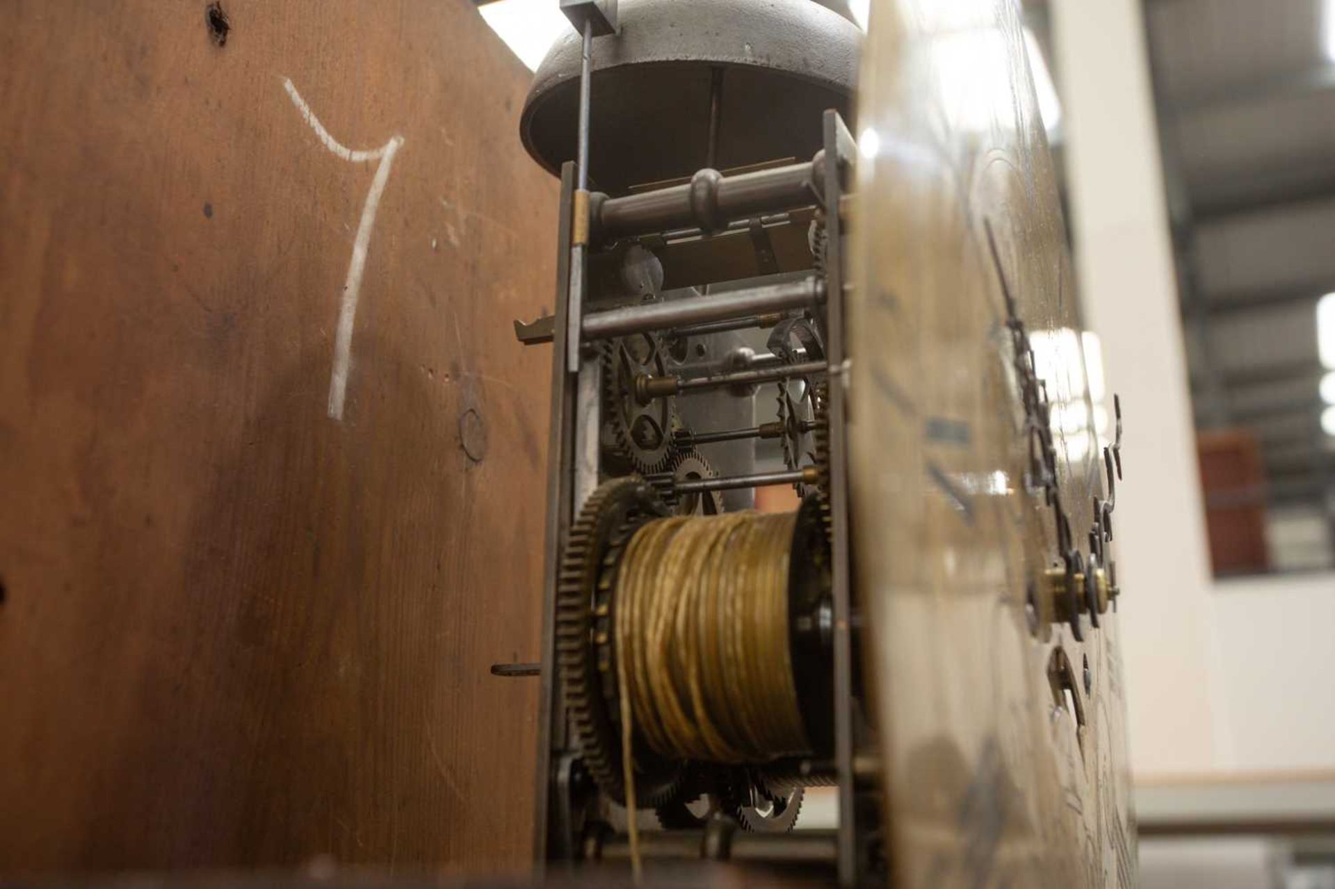 John Woolley Codnor (Derbyshire) a late 18th century 8-day longcase clock, with oak case, fitted - Image 5 of 14