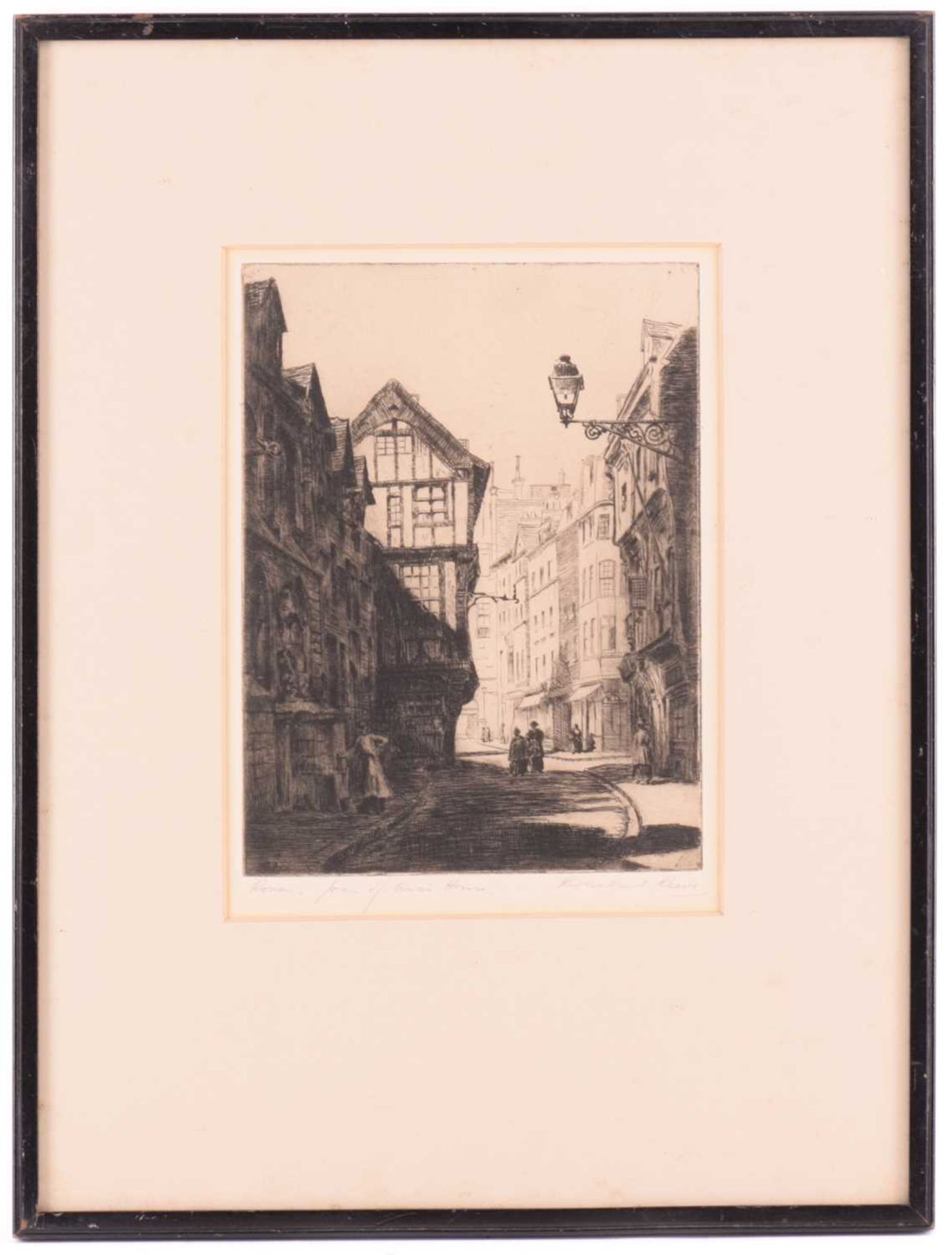 Russell Sidney Reeve (1895-1970), 'Joan of Arc's House', etching, pencil signed and titled, 21 cm - Image 2 of 11