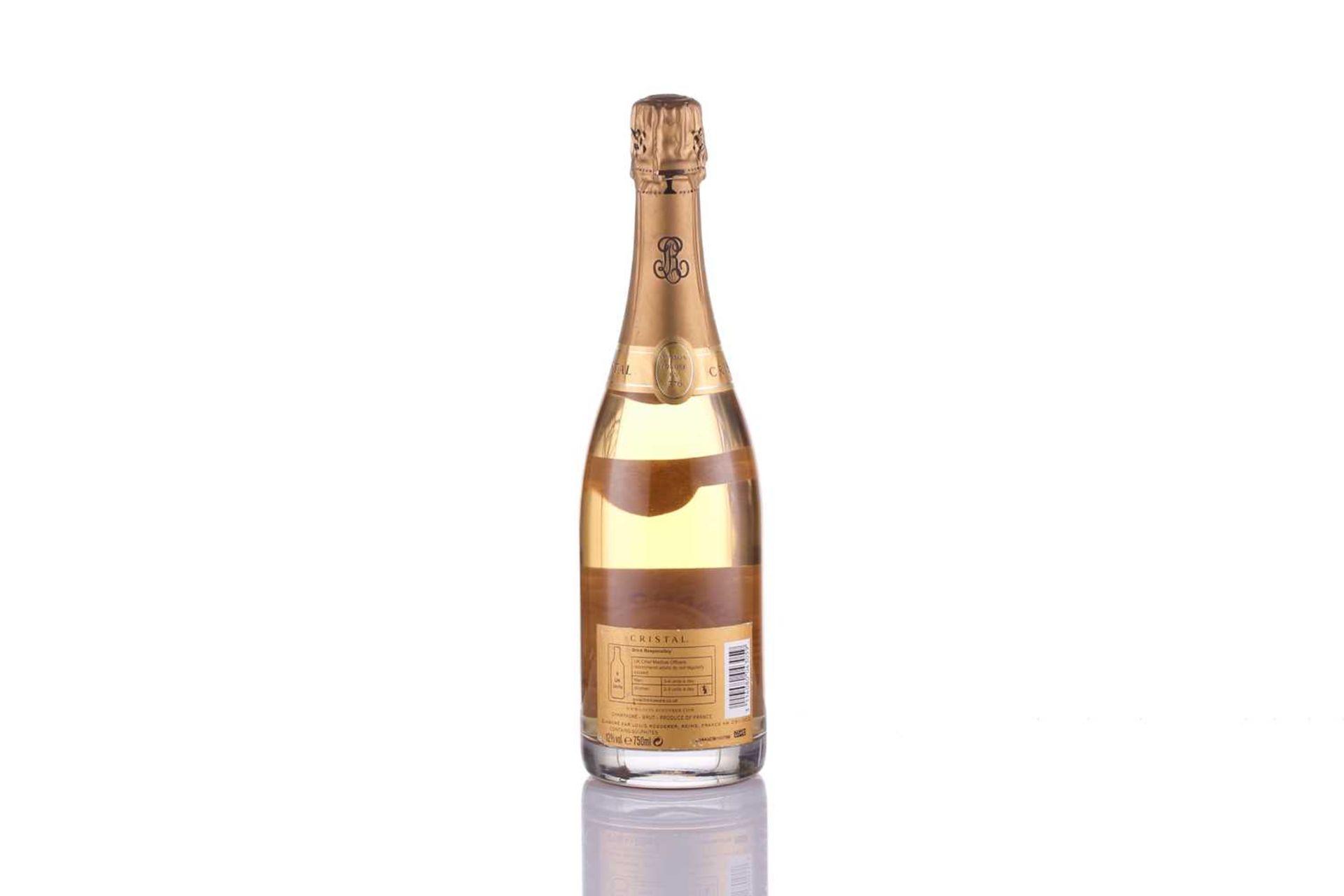 A bottle of Louis Roederer Cristal Champagne, 2009, 750ml, 12%Private collector in LondonGood - Bild 2 aus 3