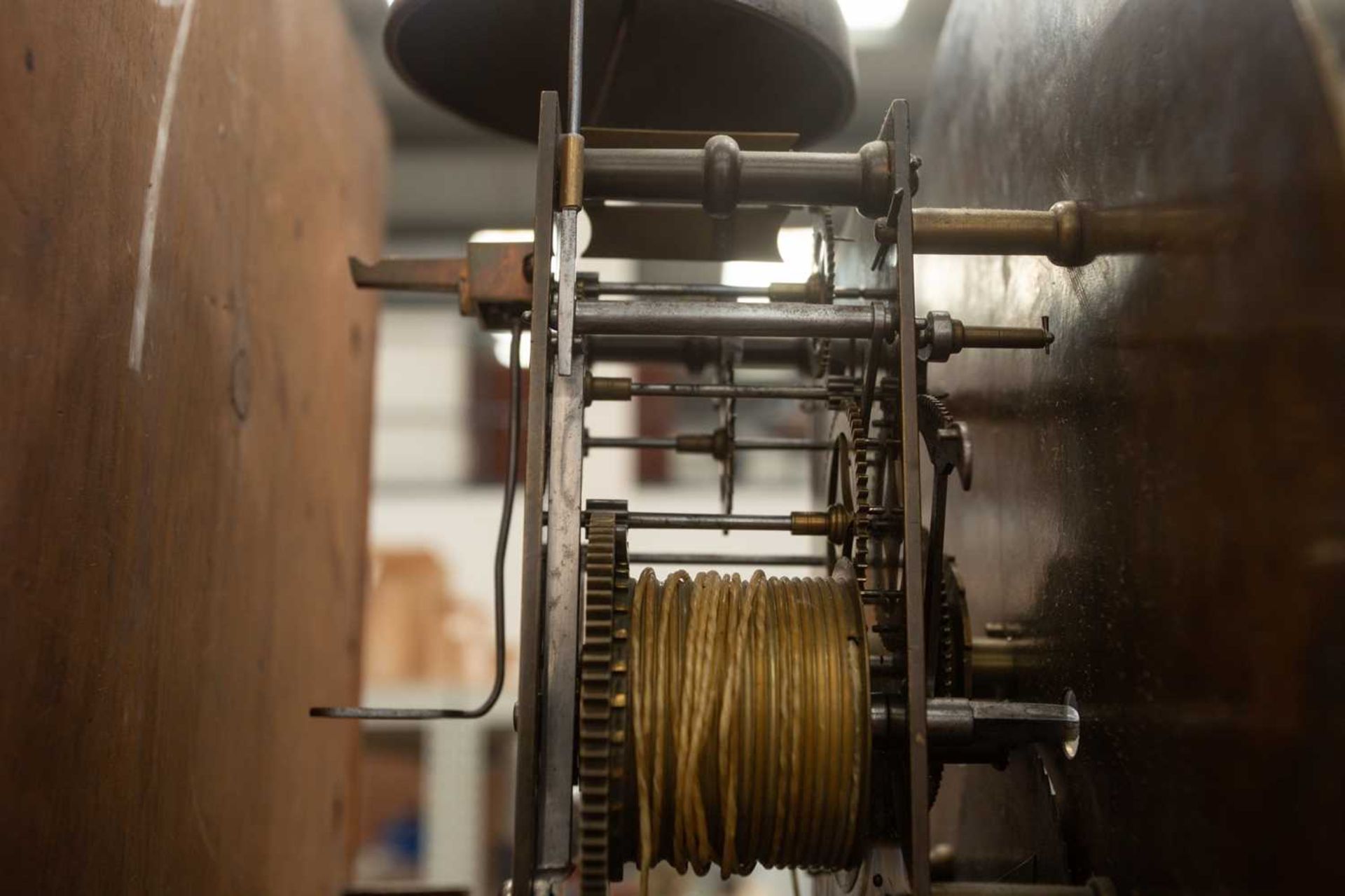 John Woolley Codnor (Derbyshire) a late 18th century 8-day longcase clock, with oak case, fitted - Image 3 of 14