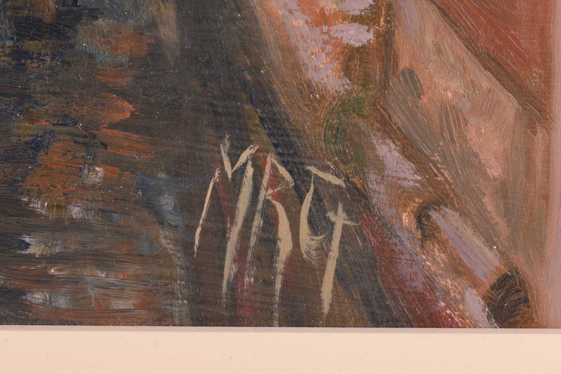 Margaret Glass (b.1950), Venetian Canal, initialled, oil on board, 54 x 74 cm, framed, frame 75.5 - Image 3 of 11