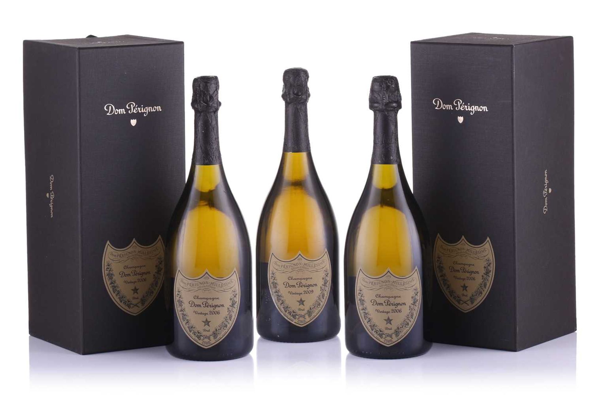 Two bottles of Dom Perignon, 2006, 750ml, 12.5%, with original presentation boxes, together with a