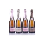 Two bottles of Louis Roederer Rose Champagne, 2013, 750ml, 12%, together with a bottle of Louis