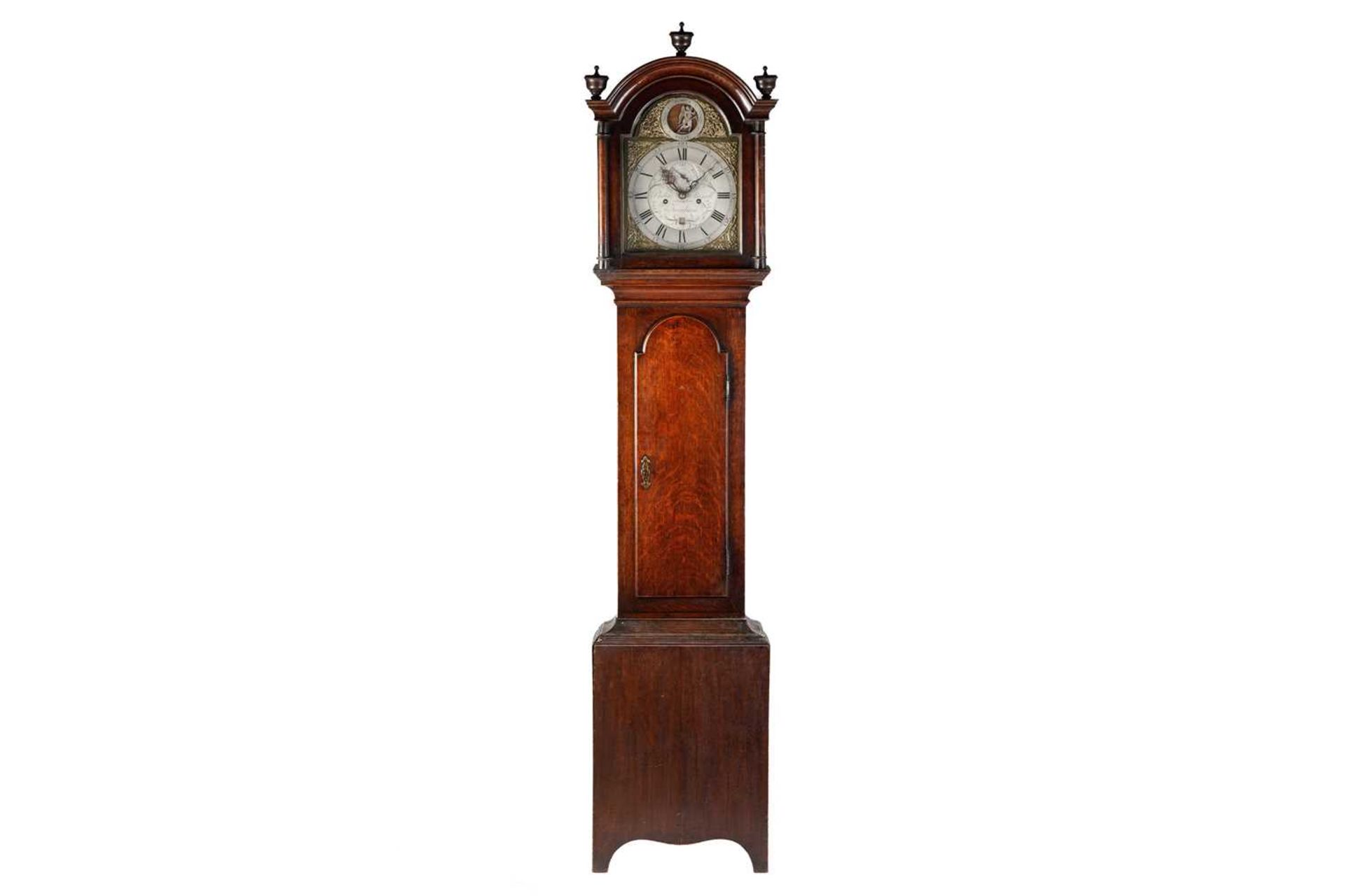 Philip Avenalll (II) of Farnham (Surrey); A George III oak-cased 8-day longcase clock, fitted with a