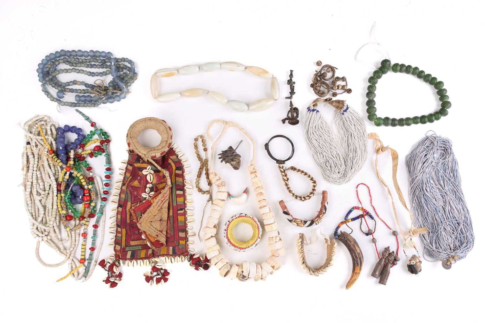 A large collection of principally West African jewellery, to include Ghanaian glass bead