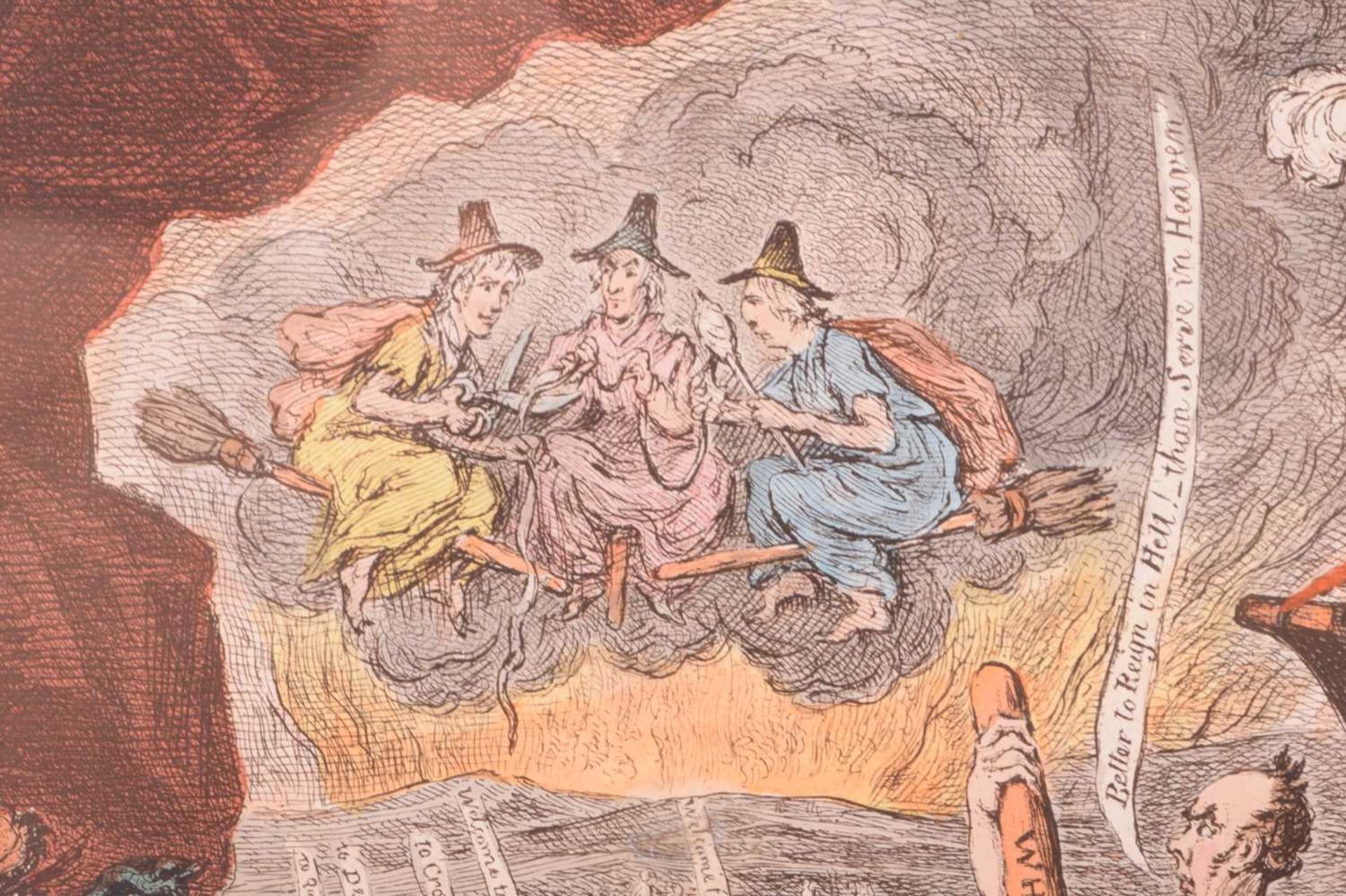 After James Gillray (1756-1815), 'Charon's Boat or the Ghosts of "all the Talents" taking their last - Image 7 of 16