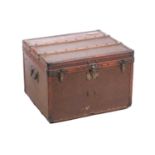 An early 20th century Louis Vuitton trunk, the lid with a brass plaque inscribed 'Princess