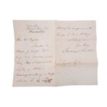 Winston Churchill (1874-1965): an original hand-written letter, with envelope, to the doctor