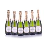 Six bottles of Laurent Perrier La Cuvee Brut Champagne, 750ml, 12%Private collector in LondonVery