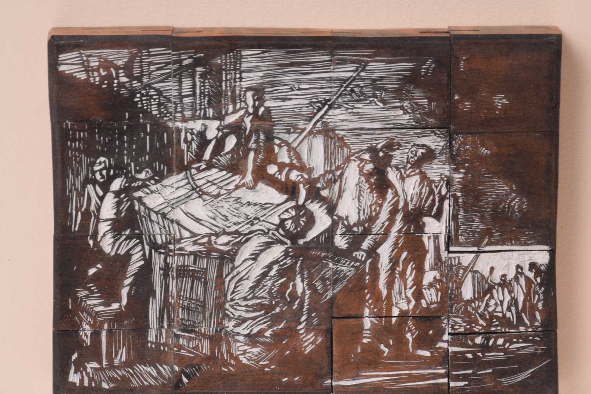 Frank Brangwyn (1867 - 1956), 'Bringing home the Christmas Goose', signed in pencil, etching, pastel - Image 13 of 25