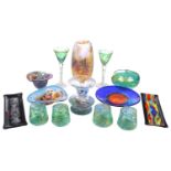 A collection of Art Glass from New Zealand, Australia and Canada, including Venus Tokiko bowl,
