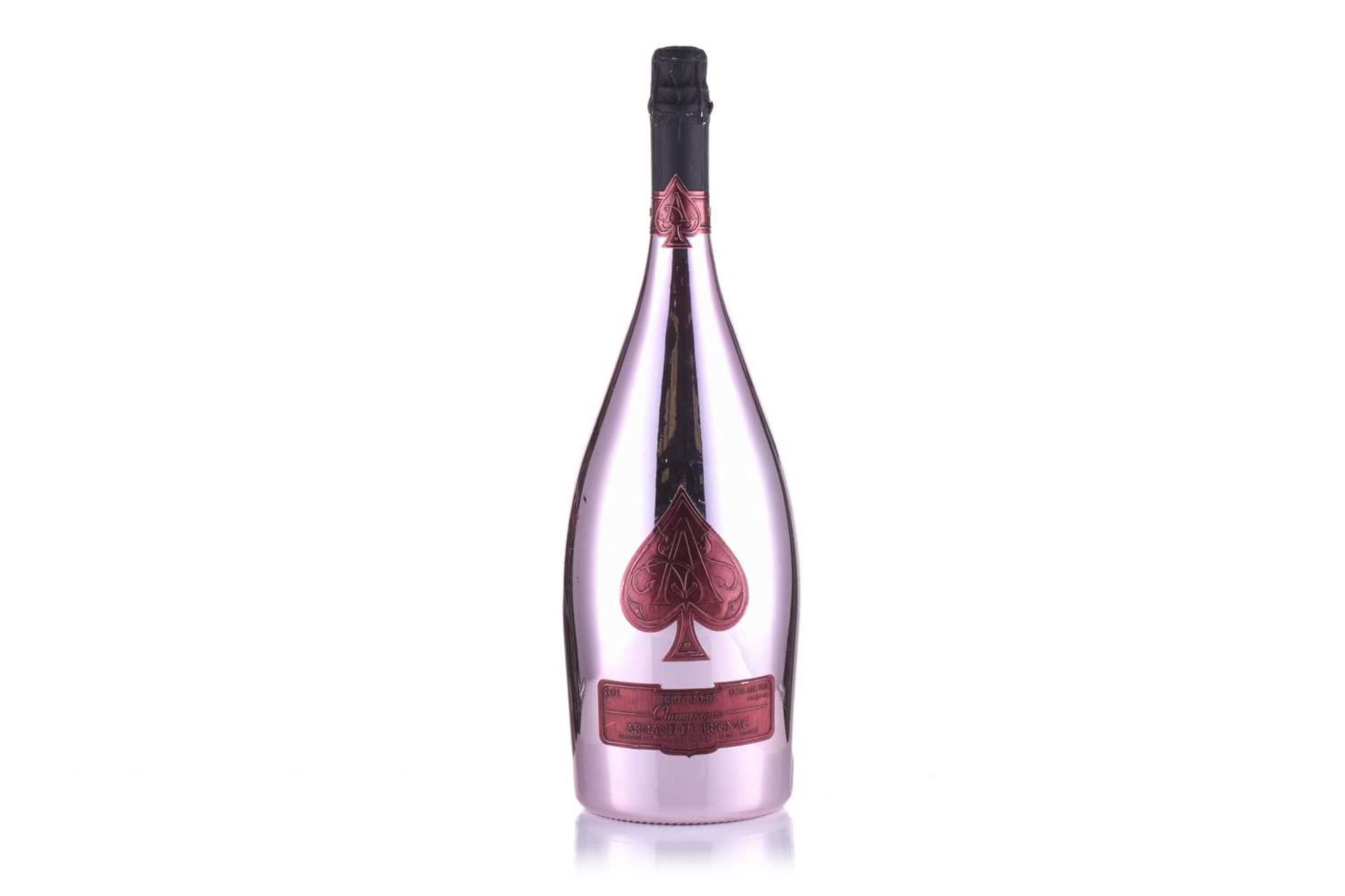 A Jeroboam of Cattier Armand de Brignac Ace of Spades Brut Rose Champagne, 3lt, 12.5%Private