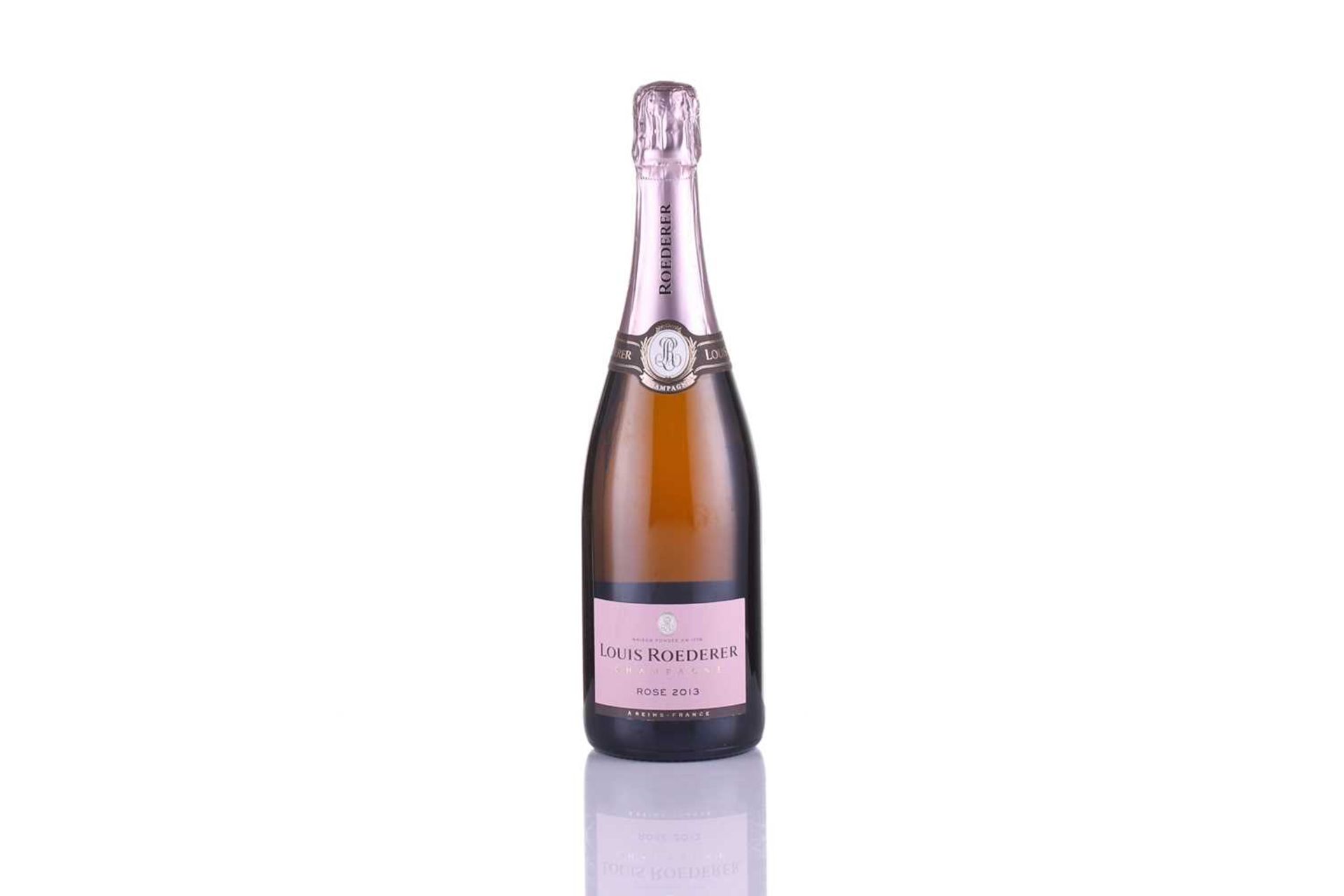Two bottles of Louis Roederer Rose Champagne, 2013, 750ml, 12%, together with a bottle of Louis - Image 6 of 13
