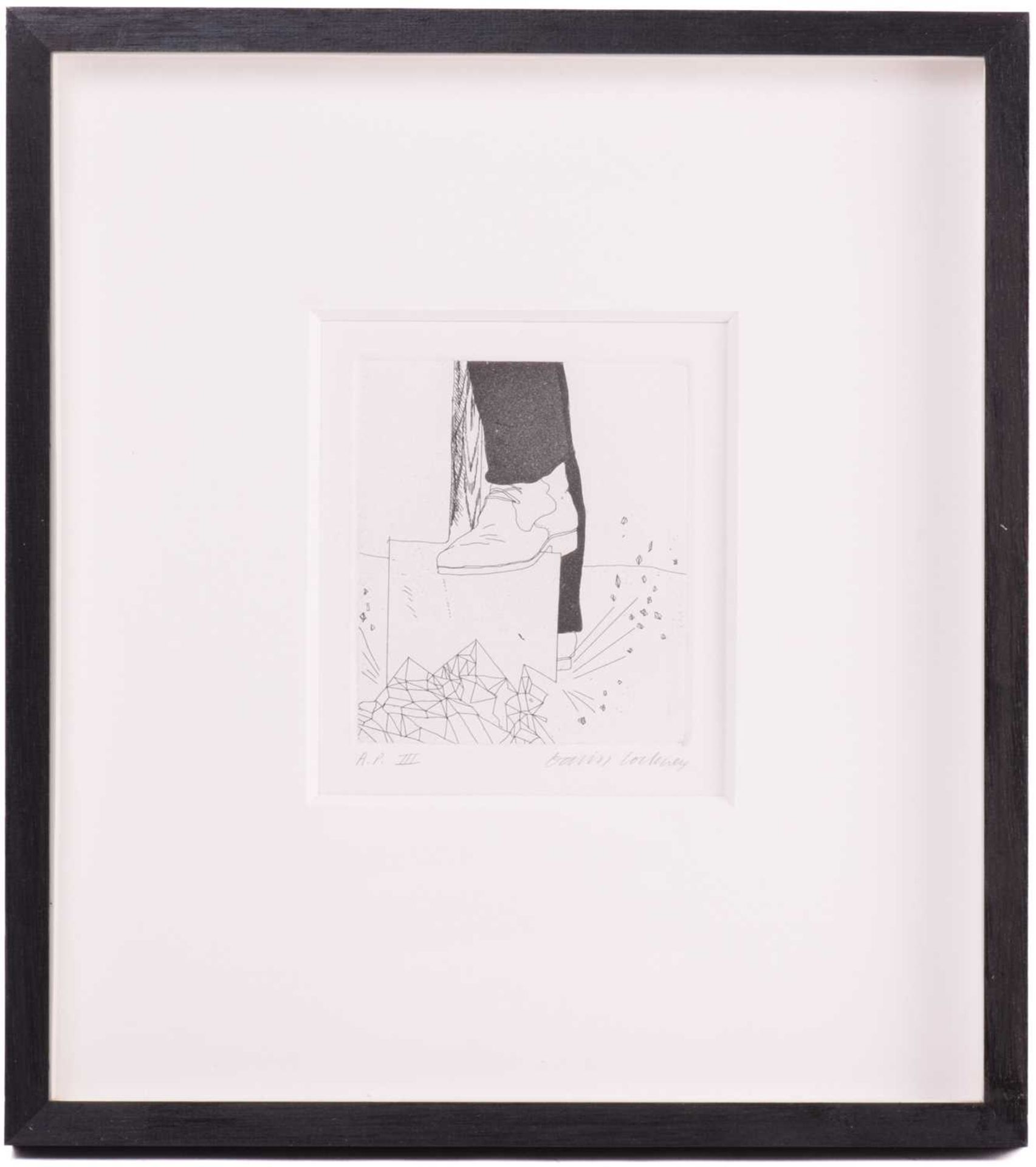 David Hockney RA (b.1937), 'Digging Up Glass', etching and aquatint from 'Illustrations For Six - Image 2 of 12