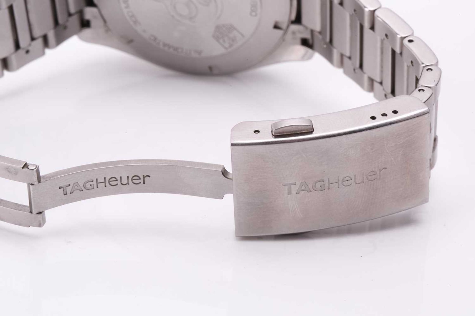 A Tag Heuer Aquaracer Calibre 5 300/1000ft steel gentlemen watch. Model: WAY2110 Serial: RZT5844 - Image 3 of 5