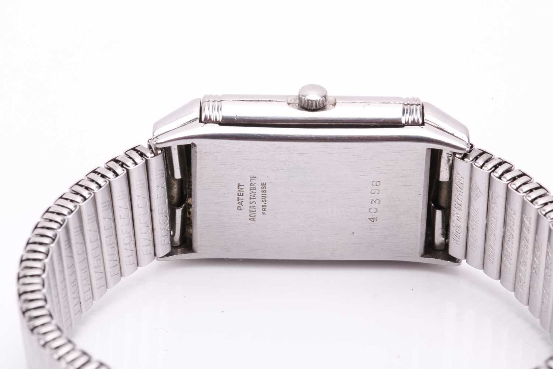 A Jaeger Le Coutre Reverso circa 1930s mechanical wristwatch Model: 40396 Serial: 396 Year circa: - Image 4 of 7