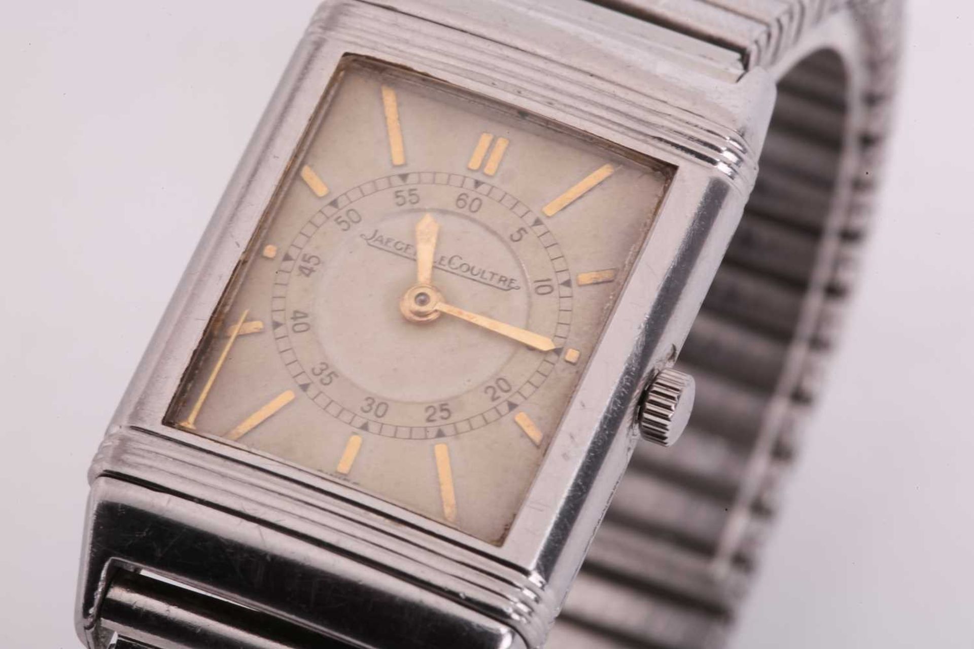 A Jaeger Le Coutre Reverso circa 1930s mechanical wristwatch Model: 40396 Serial: 396 Year circa: - Image 2 of 7